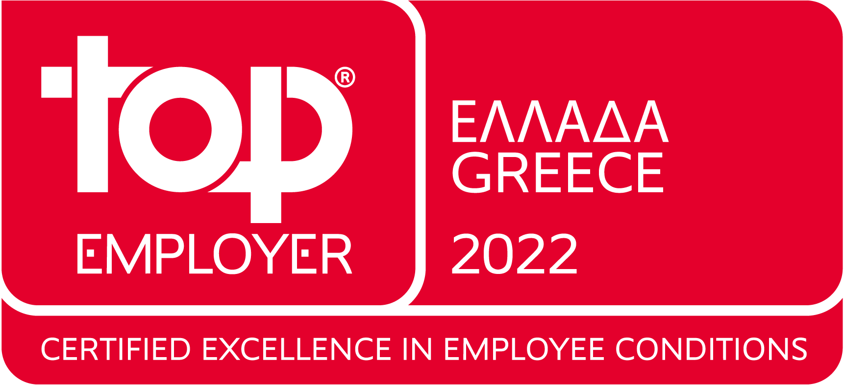 Για μία ακόμη χρονιά η NN Hellas διακρίθηκε ως Κορυφαίος Εργοδότης από το Ινστιτούτο “Top Employers”, τον παγκόσμιο οργανισμό που αναγνωρίζει την αριστεία στις πρακτικές Ανθρώπινου Δυναμικού.