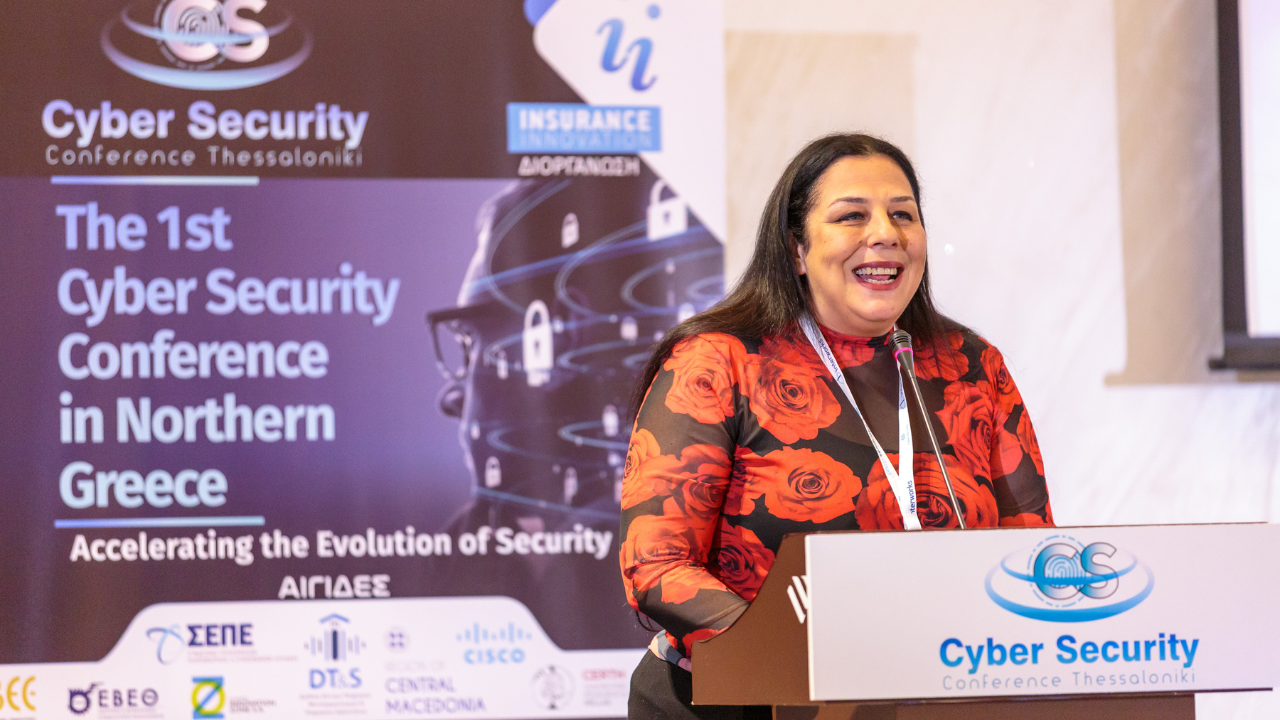 Σε συνέχεια του 1st Cyber Security Conference που διοργάνωσε η Insurance Innovation την Πέμπτη 27 Απριλίου στο Grand Hotel Palace στη Θεσσαλονίκη, παρατίθεται ένα ενδιαφέρον απόσπασμα από την τοποθέτηση της κας Μυρτώς Χαμπάκη, Partner, Advisory Services της Experto Crede Σύμβουλοι επιχειρήσεων, αναφορικά με τις έννοιες της προστασίας και της ασφάλειας δεδομένων: