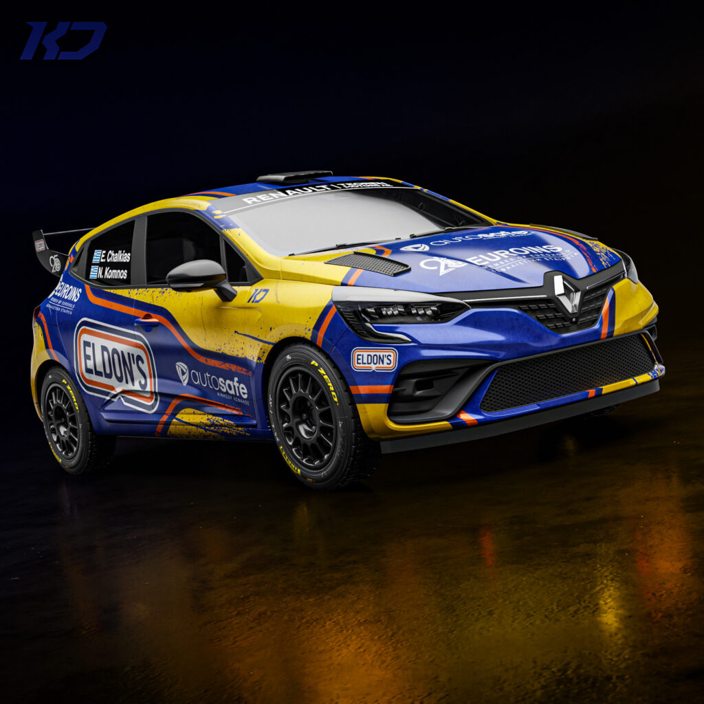 Με Renault Clio Rally3 η Χαλκιάς Racing Team με την υποστήριξη της Euroins