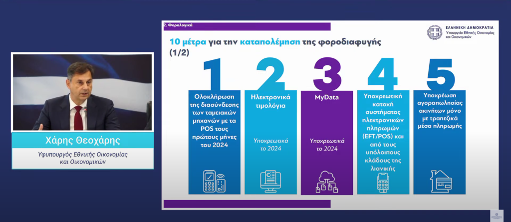 Τα 10 Μέτρα για την καταπολέμηση της Φοροδιαφυγής