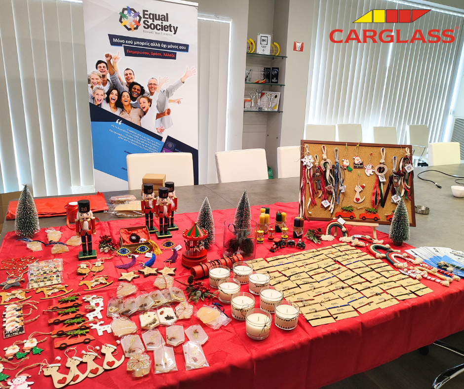 Carglass®: Χριστουγεννιάτικο Bazaar από τον οργανισμό «Equal Society»